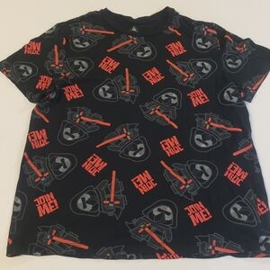 Black Disney Star Wars "join me" Darth Vader graphic tee shirt size M